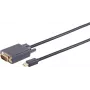 VGA į Mini DisplayPort kabelis ShiverPeaks BS10-54045, 3 m, auksu dengtos kištukinės jungtys