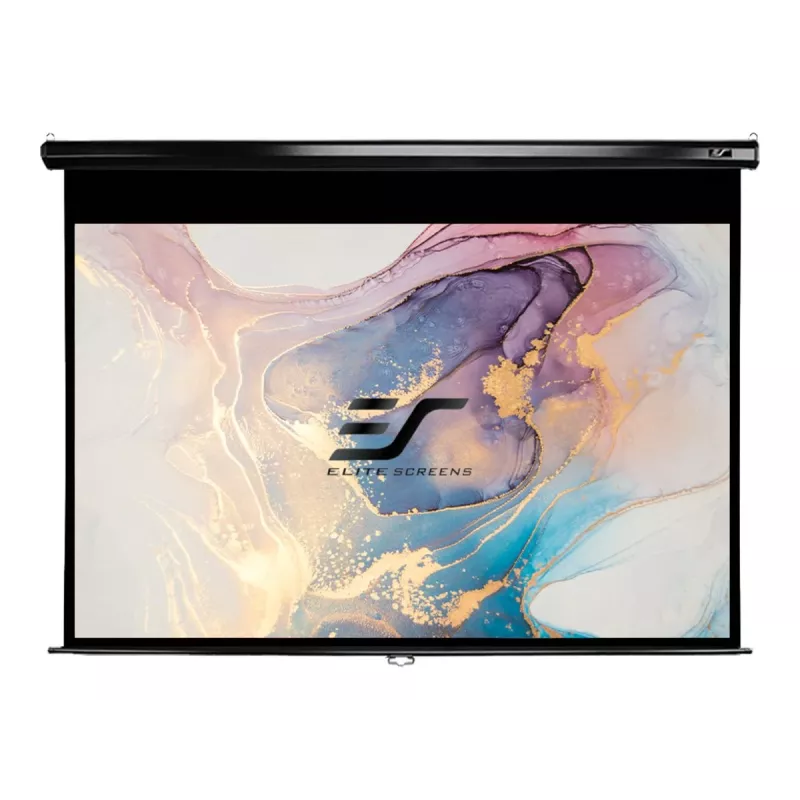 Elite Screens | Manual Series | M92UWH | Įstrižainė 92 coliai | 16:9 | Matomas plotis (W) 204 cm | Juoda