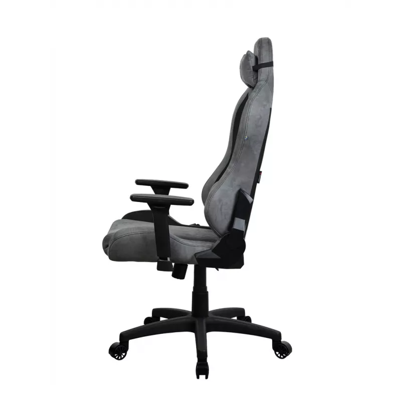 Žaidimų kėdė Arozzi Torretta SuperSoft Antracitas — ergonomiškas dizainas, reguliuojami porankiai, atlošiama atlošas