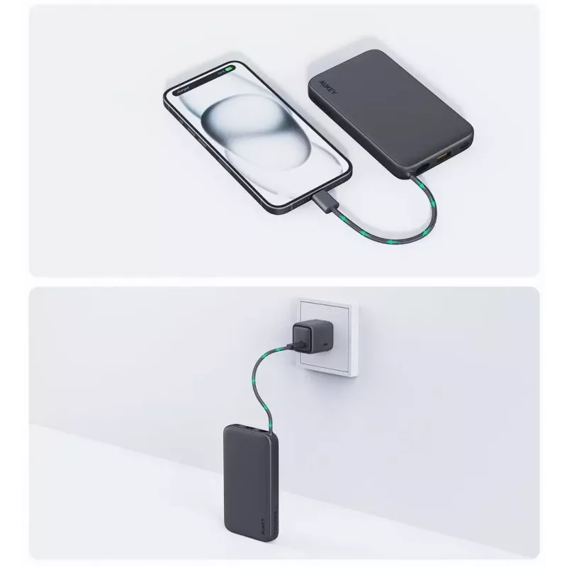 “PB-Y53P” išorinė baterija 10000 mAh 22,5 W 4xUSB