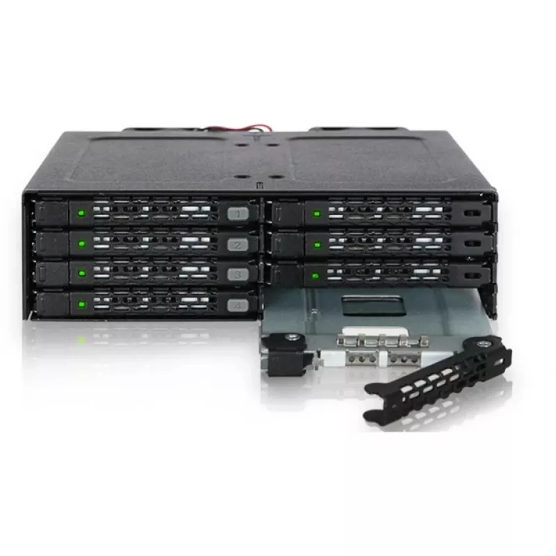 ICY DOCK - ToughArmor - MB998IP-B - 8 lizdų 2,5 col. SAS/SATA SSD ir HDD (7 mm) pagrindinės plokštės modulis