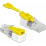 RJ45 laidų jungtis DeLOCK 85334 balta geltona