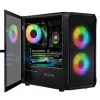 Kompiuterio korpusas Logic Concept Portos Mini ARGB Micro ATX juodas
