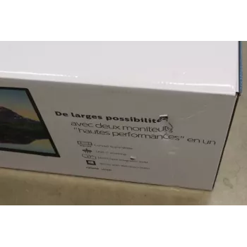 Philips 499P9H/00 48,8 colio SuperWide lenktas LCD monitorius — VA, 5120×1440, 32:9, 70 Hz, 5 ms, 450 cd/m², 2×HDMI, USB, ausinių išvestis (pažeista pakuotė)