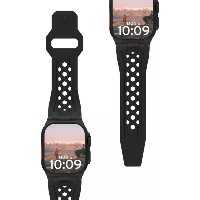 Urban Armor Gear UAG Monarch Strap | Apple Watch Ultra/42/44/45/46mm | juoda/titano (194158114037)