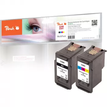 Peach 0F319169 rašalo kasetė 2 vnt. juoda, žydra, purpurinė, geltona