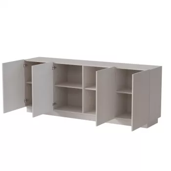 Komoda Cama Meble LIVERTI 200x42x78 cm, kašmyro spalva, medžio drožlių plokščių korpusas
