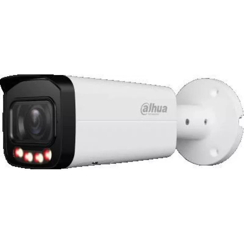 IP stebėjimo kamera DAHUA IPC-HFW2449T-ZAS-IL — 4 MP, 2,7–13,5 mm motorizuotas priartinimas, IP67/IK10, PoE, IR/balti šviesos diodai