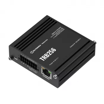 LTE M1/NB-IoT maršrutizatorius | TRB256 | 10/100 Mbit/s | Ethernet LAN (RJ-45) prievadai 1 | Tinklinio tinklo palaikymas Ne | MU-MIMO Ne | 4G