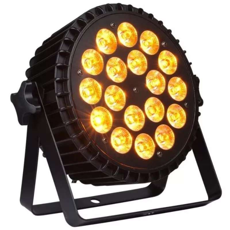 LIGHT4ME ALU QUAD PAR 18x6W RGBW - sceninis prožektorius