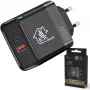 Maitinimo adapteris Extralink CHARESL06 65W su USB-C ir USB-A išvestimis