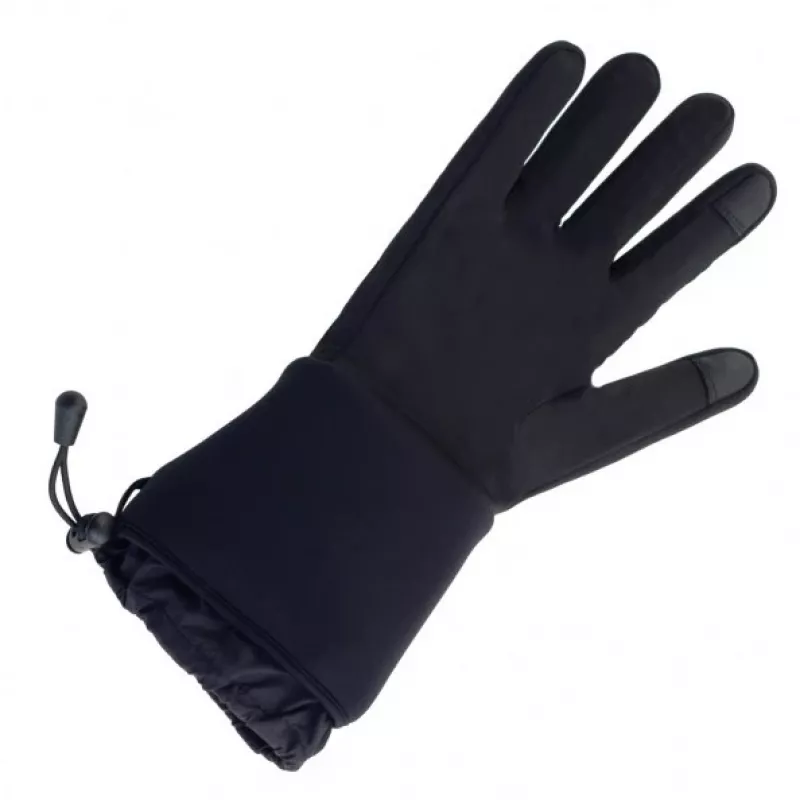 Šildomos pirštinės Glovii GLBM — unisex nailonas/poliesteris, maitinamos baterijomis, S-M, jutikliniam ekranui, pralaidžios orui, reguliuojami rankogaliai
