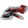 Belaidis kampinis šlifuoklis Einhell TE-AG 18/115 Li Kit — 115 mm diskas, 18 V Li‑Ion, 8500 RPM, 1,65 kg