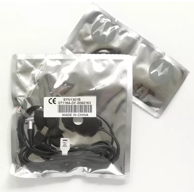 Motorola stereofoninės ausinės SYN1301B, Mini USB, juodos, nesupakuotos (SYN1301B)