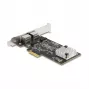 DeLOCK 81261 PCI Express x2 tinklo plokštė, 2 x RJ45 5 Gigabit LAN
