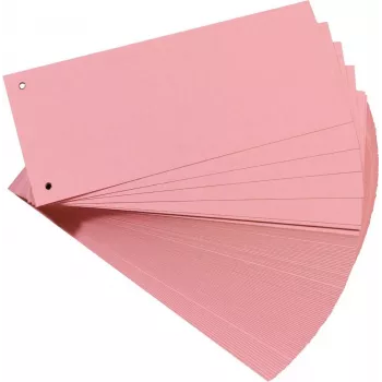 Skiriamųjų lapų kartonas Herlitz 10843498 Pink Rose 100 vnt.
