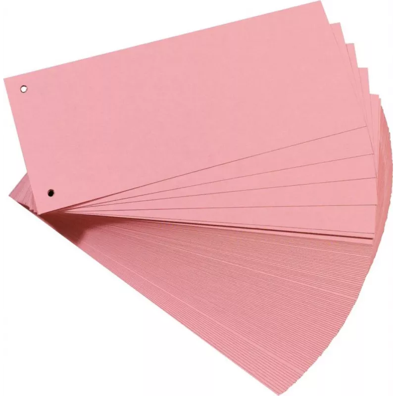 Skiriamųjų lapų kartonas Herlitz 10843498 Pink Rose 100 vnt.