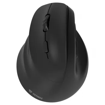 Ergonomiška belaidė pelė kairiarankiams, dviguba WL+BT baterija