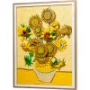 Sienų mozaikos rinkinys LEGO Art Vincent van Gogh Saulėgrąžos 3D mozaika, sienų meno rinkinys, 2615 dalių, 540×410×50 mm