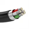 Ugreen USB kabelis - mini USB 480 Mbps 3 m US132 (juodas)