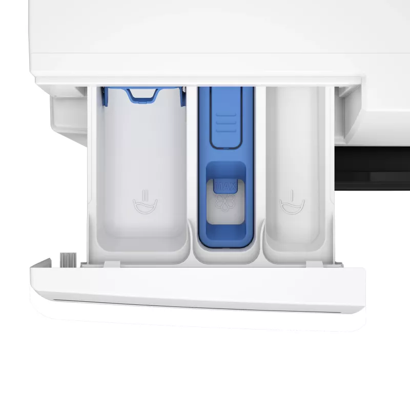 BEKO skalbimo mašina BM3WFSU38413WB, 8 kg, energijos klasė A, 51,8 cm, 1400 aps./min., inverterinis variklis