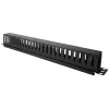Kabelių dėžutė Alantec PK008 sieninis organizatorius 1U juodas metalas/plastikas