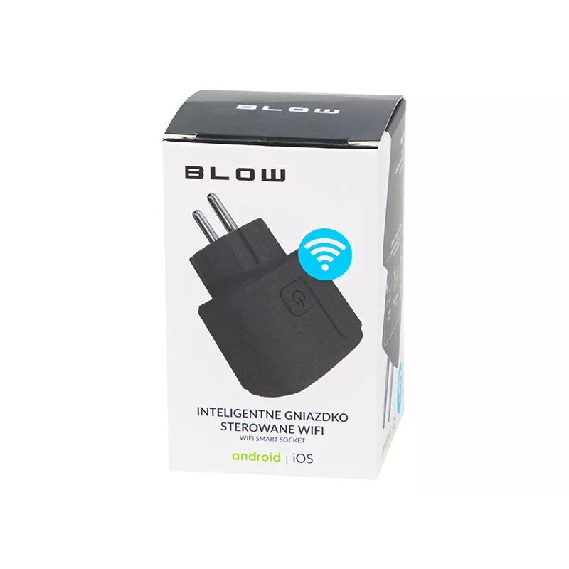 Išmanusis lizdas BLOW TUYA V3 valdomas per WiFi 16A, vienas lizdas, nuotolinis ĮJUNGIMAS/IŠJUNGIMAS