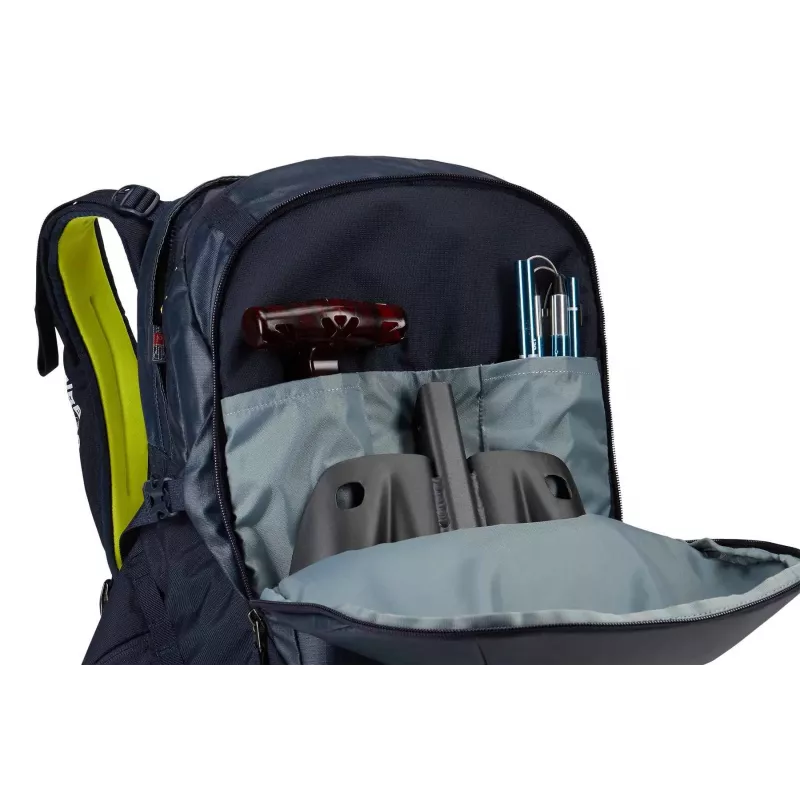 Thule 3610 Upslope 35L su nuimama oro pagalve 3.0 paruoštas slidžių ir snieglenčių kuprinė Lime Punch