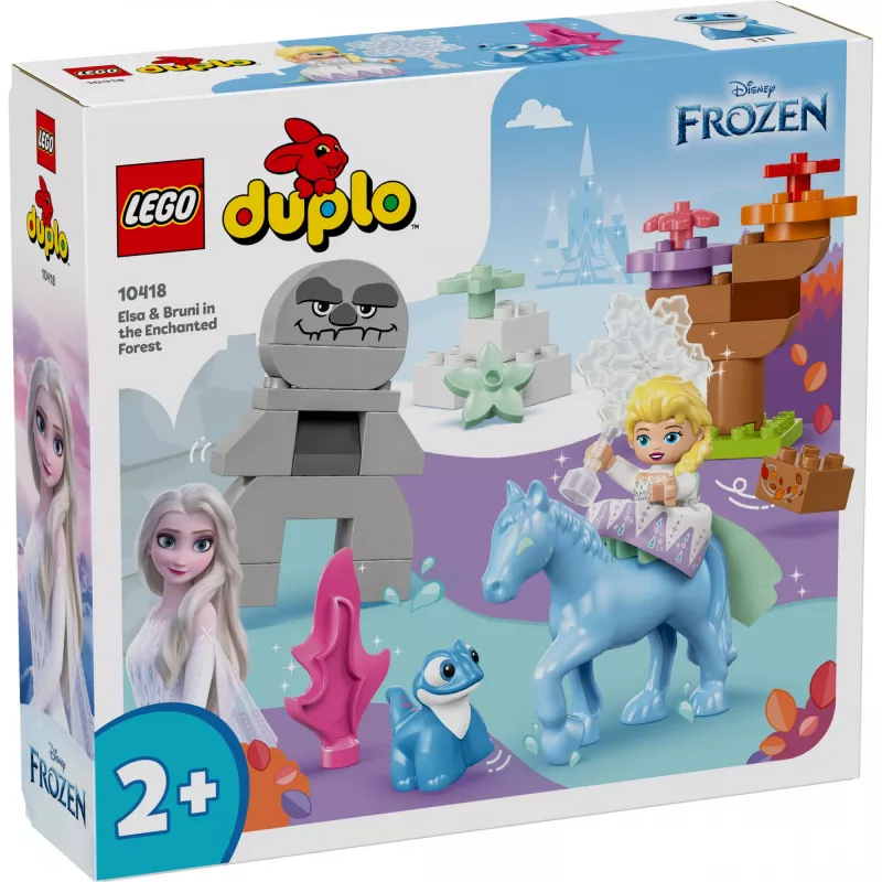 LEGO DUPLO žaidimų rinkinys 10418 — Disney Elsa ir Bruni Užburtame miške, 31 detalė, 2+ metų