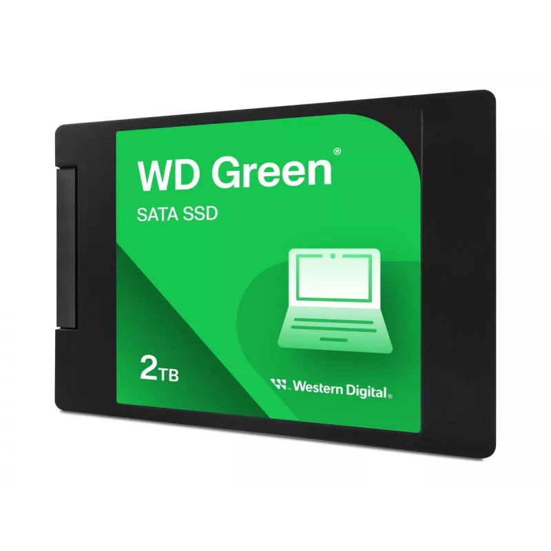 WD WDS200T2G0A saugojimo diskas, žalias