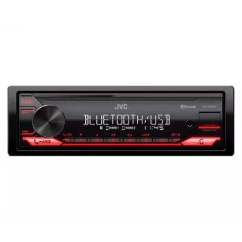 Automagnetola JVC KDX-282BT 1 DIN su Bluetooth 4.2, USB, CD, AUX, 8 juostų ekvalaizeriu, 50 W/kan.