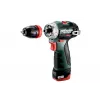 Pistolinės rankenos grąžtas Metabo PowerMaxx BS BL Q, 12V, 2Ah, 1500 RPM, 900g