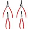 Knipex žiedinių fiksatorių replių rinkinys 4 vnt. sulankstomame dėkle 19–60 mm