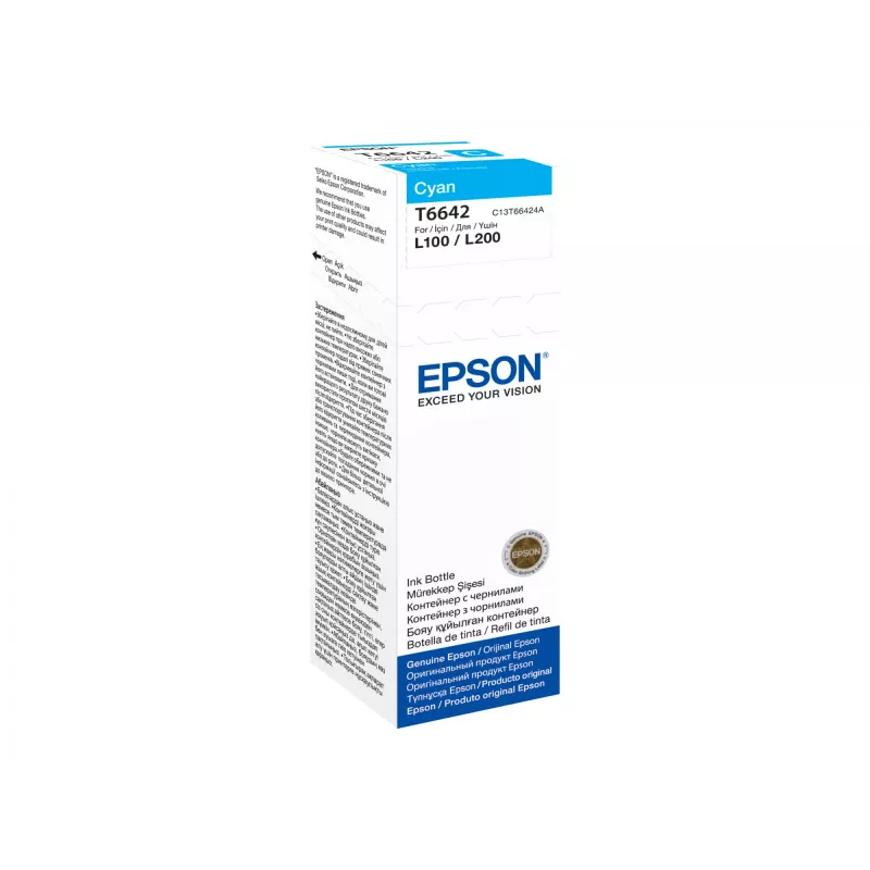 Rašalo kasetė Epson T6642 70ml žydra