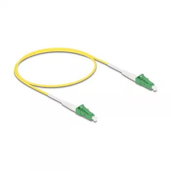 DeLOCK InfiniBand / šviesolaidinis kabelis 0,5 m LC LC/APC geltonas 83219