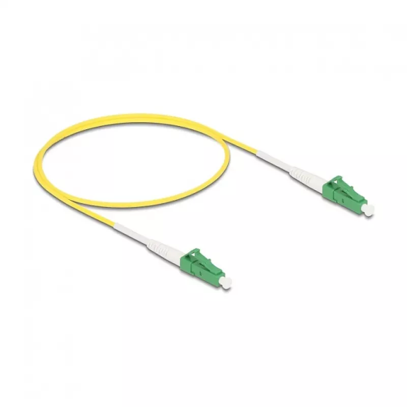 DeLOCK InfiniBand / šviesolaidinis kabelis 0,5 m LC LC/APC geltonas 83219