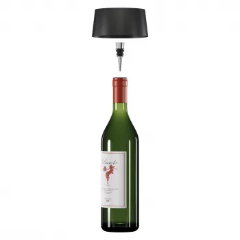 LED stalinė lempa RealPower TableLight 300 4W juoda, maitinama saulės energija
