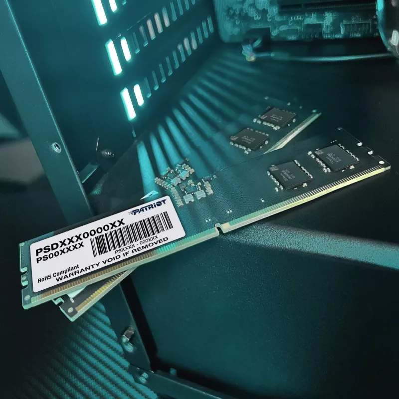 PATRIOT Signature 16 GB DDR5 4800 MHz ECC 288 kontaktų UDIMM 1,1 V atmintis staliniams kompiuteriams / serveriams