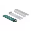 SSD dėžutė DeLOCK 42634 sidabrinė M.2