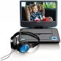 Lenco DVP-910 - DVD grotuvas - Nešiojamas - Ekranas: 22,9 cm (9 inch) - Mėlyna (DVP910BLAU)