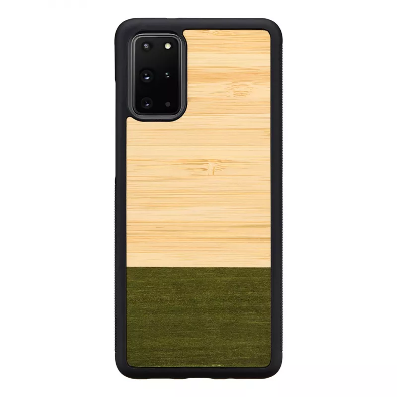 Telefono dėklas Man and Wood Samsung Galaxy S20+ — bambukas, miško juoda