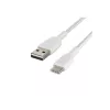 USB laidas Belkin CAB002BT0MWH 0,15 m USB A USB C Baltas
