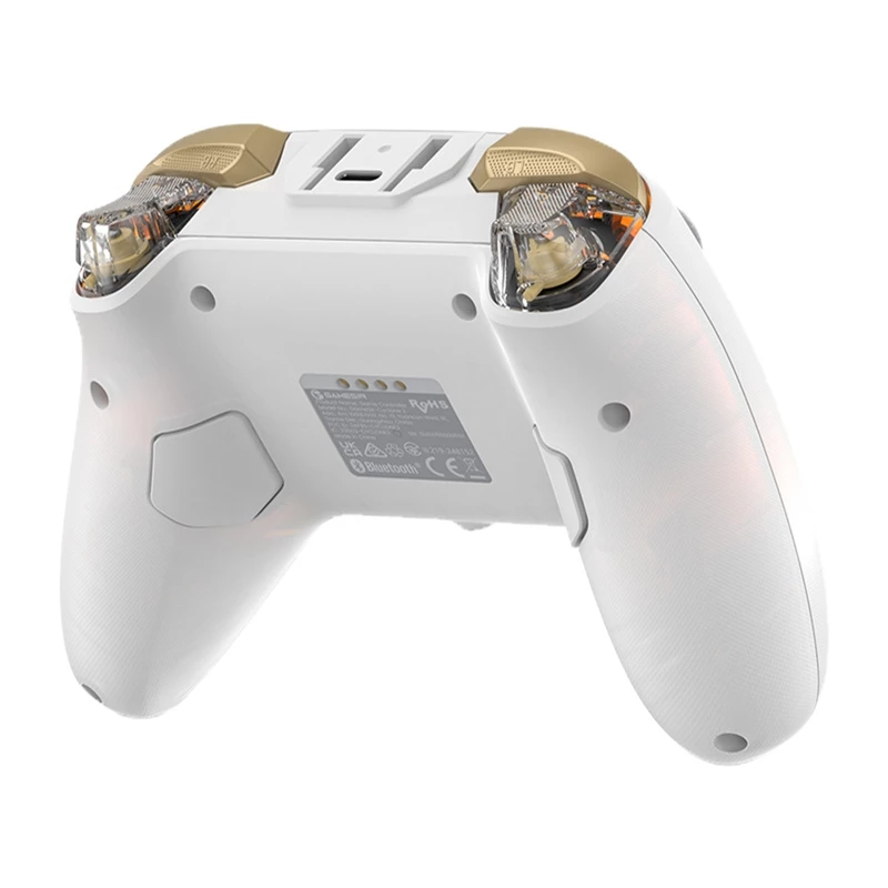 Belaidis valdiklis GameSir Cyclone 2 HRG1001 — Bluetooth, ergonominis dizainas, baltas