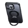 Apsauginis MagSafe dėklas Mcdodo PC-4933, skirtas iPhone 16 Pro Max, su integruotu stovu, juodas