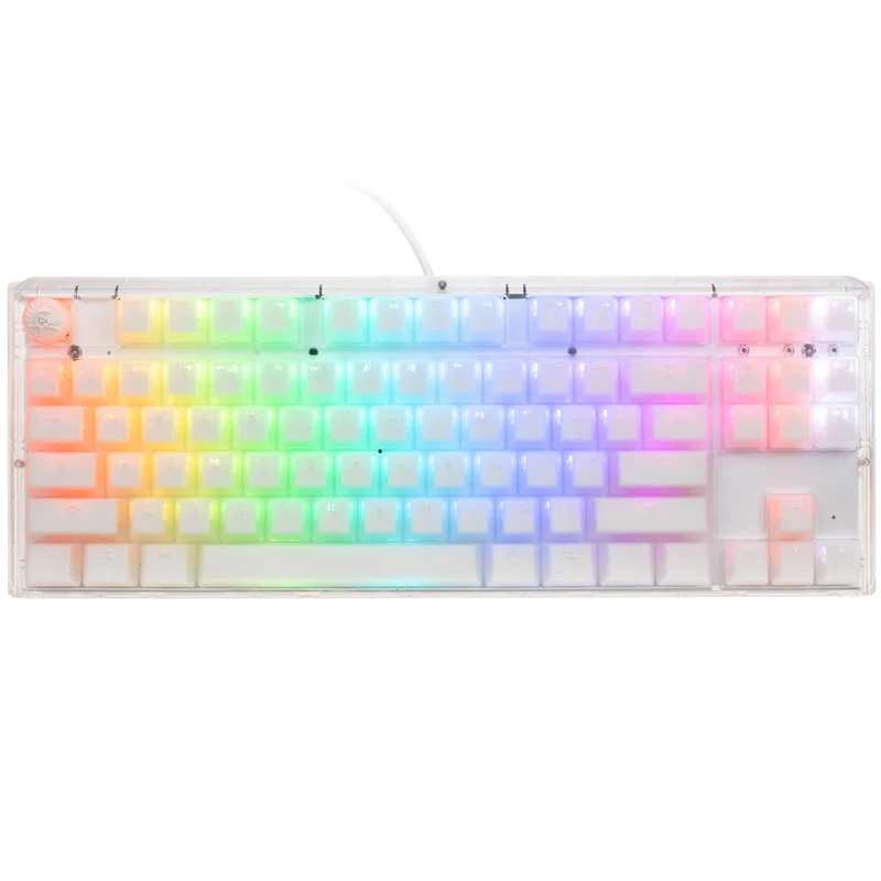 Ducky One 3 TKL klaviatūra Žaidimų USB QWERTY Anglų Balta