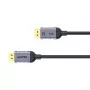 UNITEK C1628GY01-1.5M DisplayPort laidas juodas, pilkas