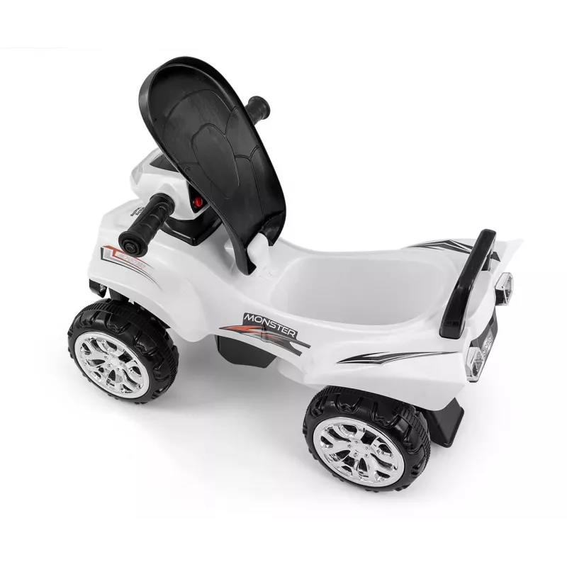 Važinėjamas žaislas milly mally Vehicle Monster baltas — modelis 5694