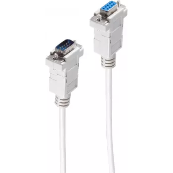 Nuoseklusis laidas ShiverPeaks BS78045-3 Pilkas 3 m DB-9