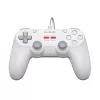 Laidinis žaidimų valdiklis GameSir T3 Lite WT White — ergonomiškas laidinis valdiklis, suderinamas su PC