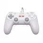 Laidinis žaidimų valdiklis GameSir T3 Lite WT White — ergonomiškas laidinis valdiklis, suderinamas su PC